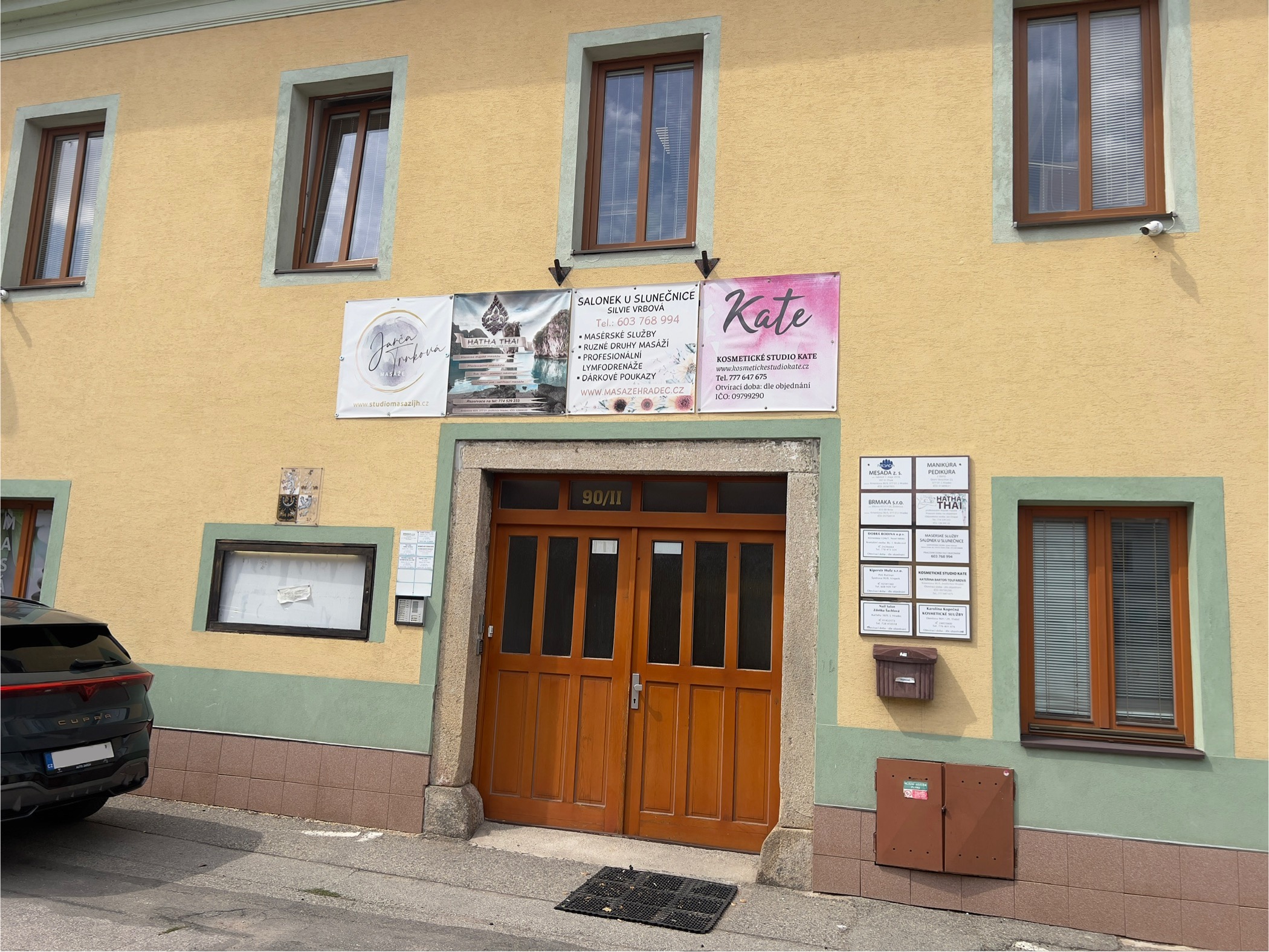 Interiér Let's Lash Studio — Jindřichův Hradec